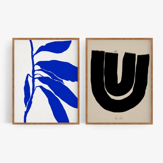 Contemporary Minimalist Abstract Giclee Prints - Set of Two For Sale - Image 4 of 4