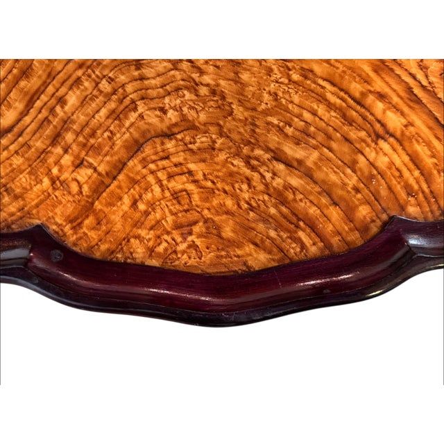 1930s Art Deco Burlwood Serving Tray For Sale - Image 13 of 17