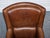 Vintage Brown Heritage Leather Reading Lounge Armchair in the style of Halo and Timothy Oulton For Sale - Image 11 of 16