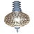 Mid-Century Modern Danish Opalescent Hobnail Glass and Brass Pendant Light For Sale - Image 13 of 13