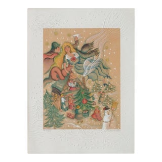 1985 Françoise Deberdt Maison De Poupée III Signed Lithograph For Sale