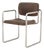 Bauhaus Upholstered Chrome Armchair For Sale
