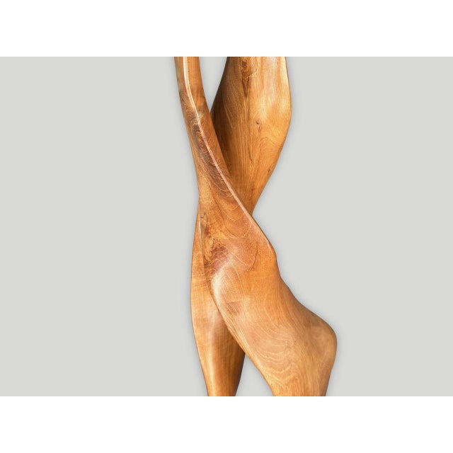 Andrianna Shamaris Minimalist Mahogany Wood Sculpture For Sale In New York - Image 6 of 6