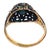 19th Century Victorian Rose Cut Diamond 18k Yellow Gold Enamel Engagement Ring, Size 7 For Sale In Los Angeles - Image 6 of 6