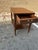 American Mersman Furniture Vintage Federal Style Mahogany 2 Tier Side Table on Casters For Sale - Image 3 of 9