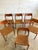 Niels Moller Danish Mid Century Teak Niels Moller Model 55 and Model 71 Dining Chairs For Sale - Image 4 of 8