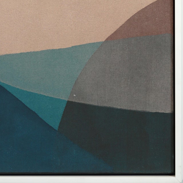 2020s Revival 20 - Original Framed Earth-Tone Abstract Acrylic Painting on Canvas For Sale - Image 5 of 10