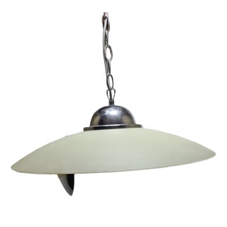 Vintage Postmodern Glass Chandelier, Poland, 1970s For Sale