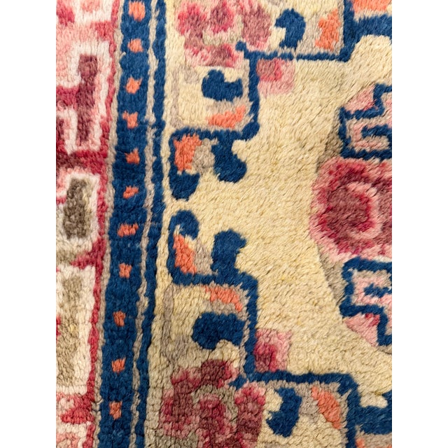 Mid-20th Century Chinese Art Deco Rug 2'0" X 2'2" For Sale In Washington DC - Image 6 of 8