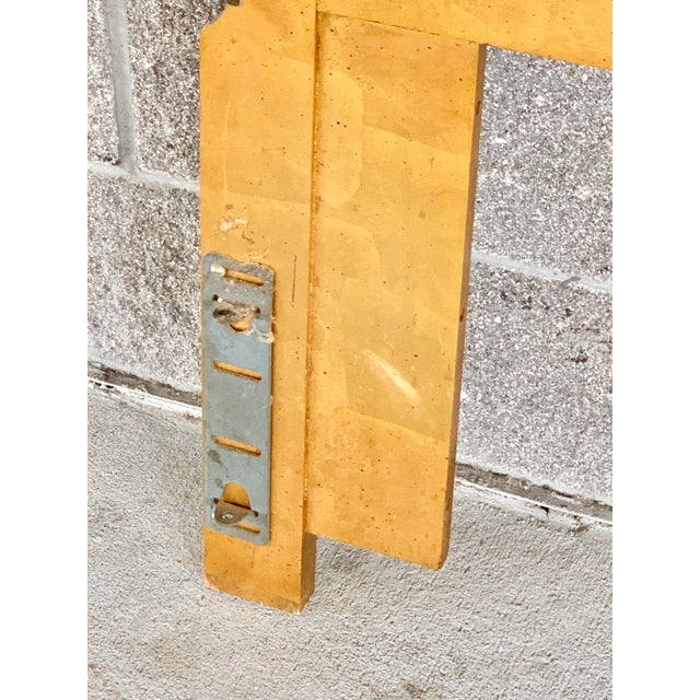 Vintage Hollywood Regency Gilded King Headboard For Sale - Image 11 of 13