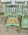 Hard to find a set of paint decorated chairs this long! Chairs were made in Pennsylvania mid 19th century probably before...