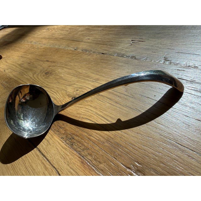 Mid 20th Century Mid 20th Century Gerity Silver-Plate Gravy Spoon-Ladle For Sale - Image 5 of 6