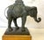 Vintage Maitland-Smith Bronze Elephant Side Table With Glass Top For Sale - Image 12 of 18