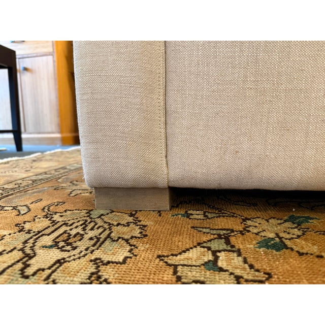 Restoration Hardware Belgian Track Arm Sofa For Sale - Image 10 of 10