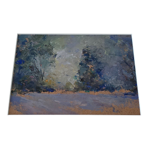 1950s Vintage Mid Century Modern Impressionist Painting