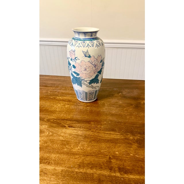 Mid 20th Century Oriental Chinoiserie Vase For Sale - Image 5 of 11