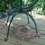 Woodard/Salterini Wrought Iron Patio Set, Round Table, 4 Chairs For Sale - Image 4 of 14