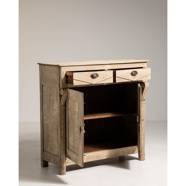 19th Century Charles X Oak Buffet For Sale - Image 12 of 13