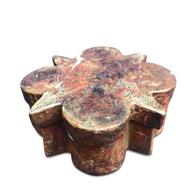 Wood Late 18th Century Silver-Plated and Engraved Multi-Lobed Box For Sale - Image 7 of 7