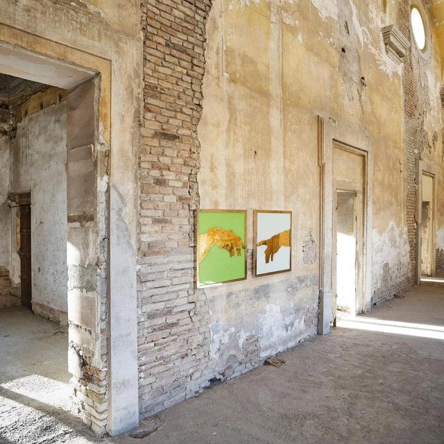 Contemporary Icon Wall Decoration by Davide Medri, Set of 2 For Sale - Image 3 of 5