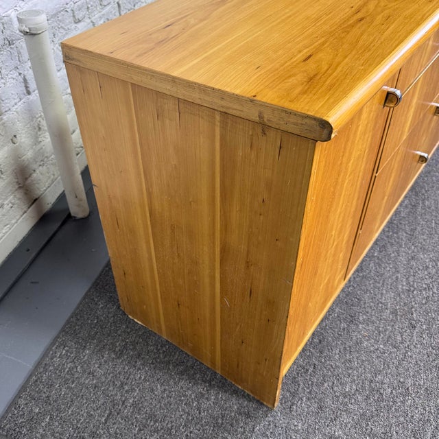 Tan Founders Blonde Pecan Low Dresser/Console For Sale - Image 8 of 10