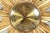 1960s Vintage Hollywood Regency Sunburst Wall Clock with Kienzle Movement from Electrica, Germany, 1960s For Sale - Image 5 of 8