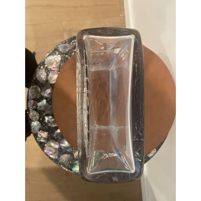 Mid-Century Orrefors Crystal Vase by Ingeborg Lundin For Sale In Detroit - Image 6 of 7