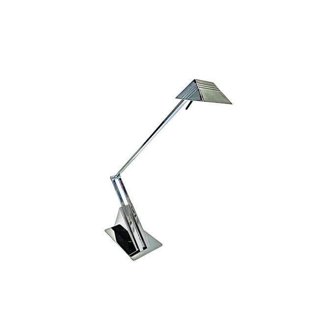 Art Deco Style Architectural Geometric Desk Lamp from Hillebrand Leuchten, 1980s For Sale - Image 16 of 18