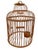 The Vintage Asian Round Bird Cage is a unique and elegant piece made of bamboo and carved wood. Its large size and brown...