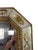 20th Century Italian Neoclassical Églomisé Mirror in White and Gold For Sale - Image 4 of 18