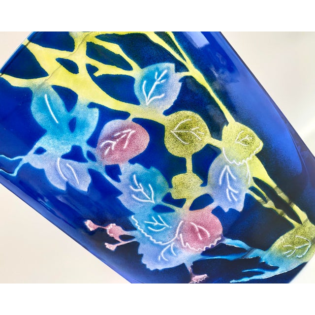 Vintage Art Glass Vase by Ada Lisa Gjeruldsen, 2012 For Sale - Image 6 of 8