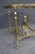 Metal Italian Neoclassical Solid Brass Round Center Table With Glass Top For Sale - Image 7 of 10