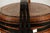 Wood Chinese Woven Basket with Lid, Black Lacquer Handle and Gilt Decorated Base For Sale - Image 7 of 18