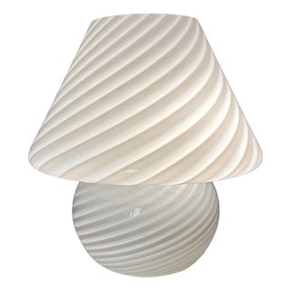 Vintage Italian Mushroom Lamp in Murano Glass, 1970s For Sale