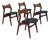 Danish Dining Chairs from Erik Buck, 1960s, Set of 4 For Sale