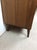 Mid Century Modern Three Drawer Chest With Curved Drawer Fronts and Brass Hardware For Sale In Philadelphia - Image 6 of 17