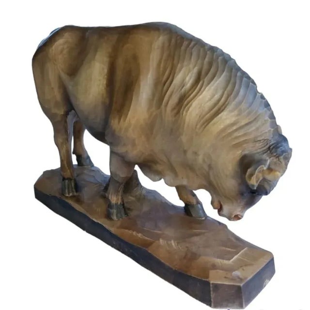 Brienz Bull Figure, 1950s For Sale - Image 4 of 10