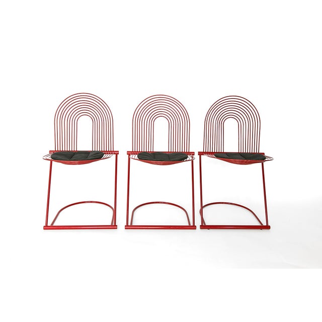 Swing Chairs by Jutta and Herbert Ohl for Rosenthal Studio Linie, 1982, Set of 3 For Sale - Image 14 of 14