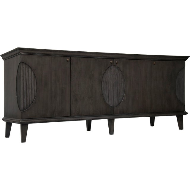 Superb craftmanship and elegant details distinguish this hand-carved mahogany sideboard. Stylish and substantive, it...