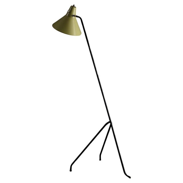 Vintage Grasshopper Tripod Floor Lamp by Willem Van Doorn, 1960s For Sale - Image 9 of 9