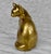 Mid 20th Century Vintage Traditional Brass Cat 8" Sculpture For Sale - Image 5 of 9
