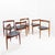 Mid century danish - 1950s measures : table : ø 105 cm - with extension leaf : 155x105 - h : 73cm chairs : 49x42cm - h:71...