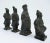 Charcoal Vintage Chinese Terra-Cotta Set of Warriors of Emperor Shi From the Qing Dynasty - Set of 5 For Sale - Image 8 of 12