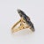 19th century coat of arms ring in gold, enamel, diamonds and rubies, Size 7 For Sale - Image 4 of 7