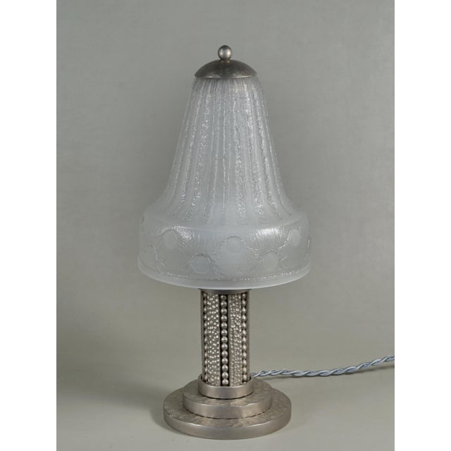 Art Deco 1930s French Art Deco Table Lamp by H. Fournet & Daum - France For Sale - Image 3 of 13
