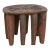 Vintage Biophilic Style Carved African Table For Sale