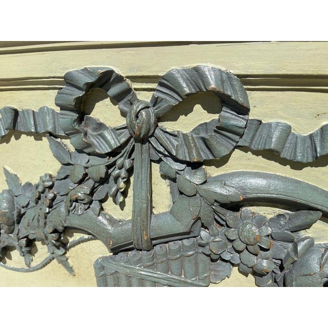 Green Louis XVI Bed, 19th Century For Sale - Image 8 of 13