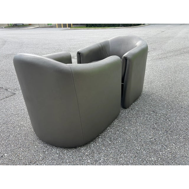 Gray Vladimir Kagan Sculptural Chairs for Preview For Sale - Image 8 of 18