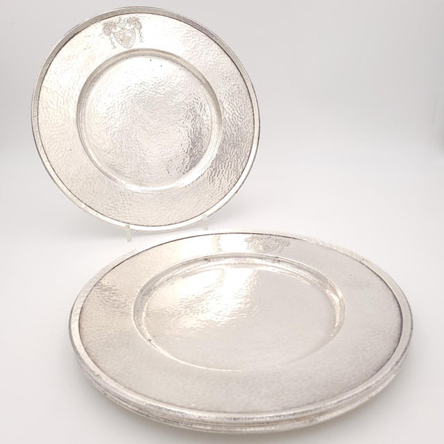 Set of Four Rogers Brothers Silver Plates For Sale - Image 9 of 9