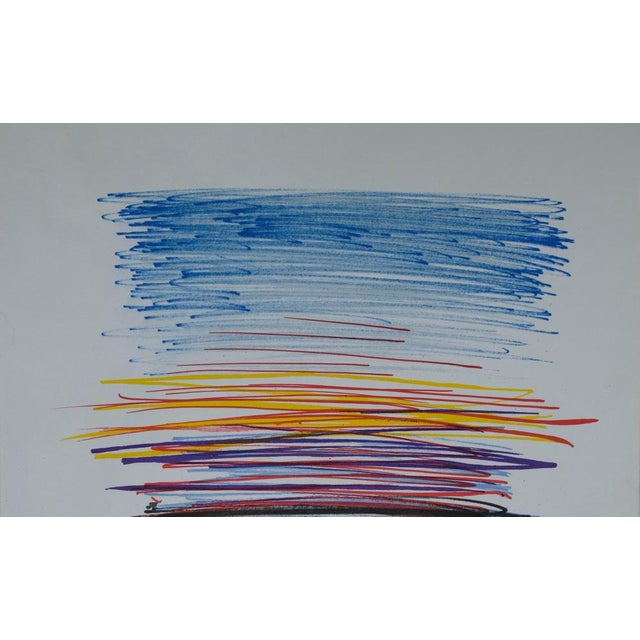 Yaacov Agam, Composition abstraite, Lithograph For Sale - Image 3 of 4